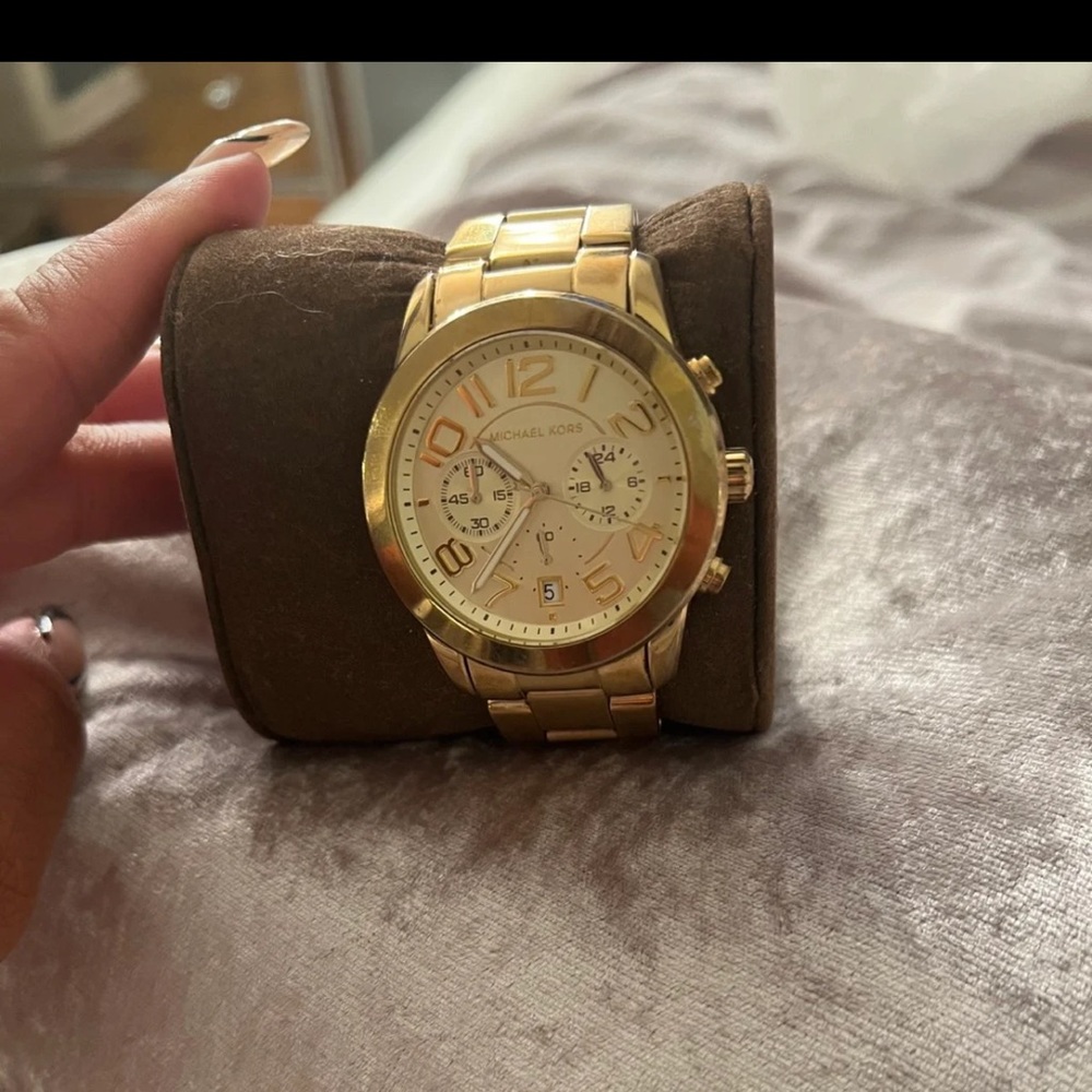 Gold Michael Kors watch